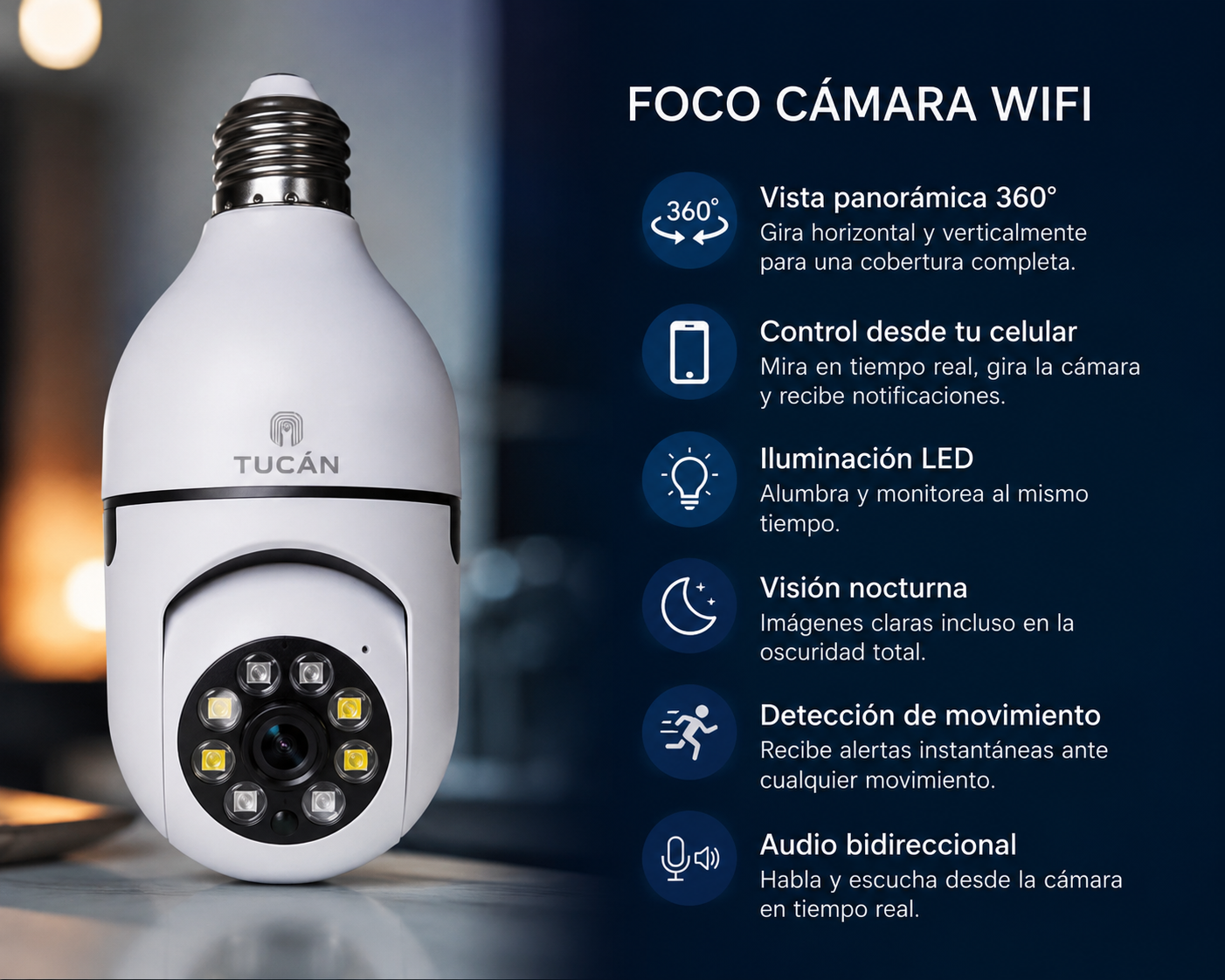 Foco cámara fiwi