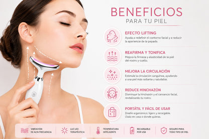 MASAJEADOR FACIAL CUELLO ANTIARRUGAS